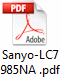Sanyo LC7985NA PDF