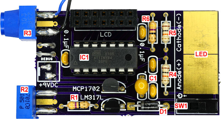 LED Tester Pro motherboard