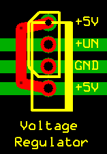 Flexible voltage regulator PCB layout