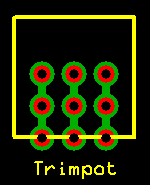 Potentiometer multi compatible PCB layout
