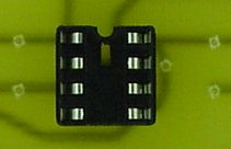 Because the artwork was flipped, the DIP chip socket no longer connects to the correct pins on the lower layer