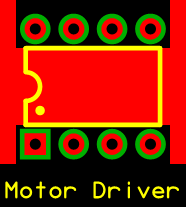 Motor driver IC PCB layout