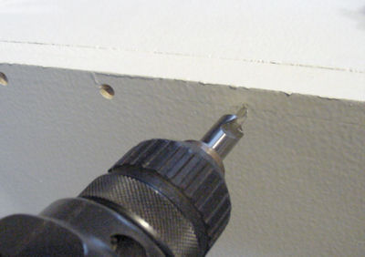 Countersinking holes for wood screws