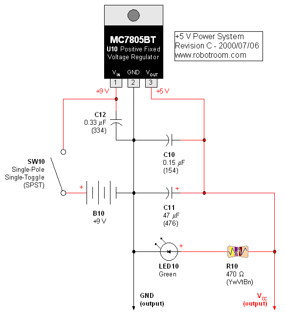 Power system schematic
