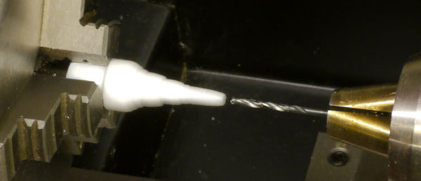 Drilling tip after sanding