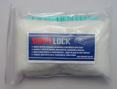 ShapeLock prototyping plastic 500 gram bag.