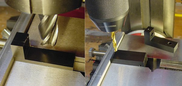 Machining a wheel assembly from a block of black Delrin.